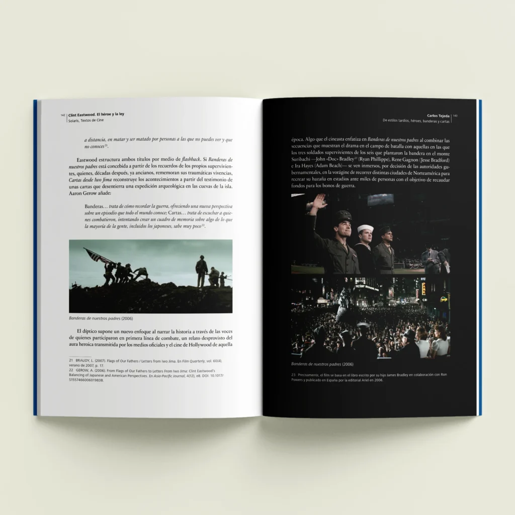 Fotos del interior del libro SOLARIS #10 Clint Eastwood. El héroe y la ley