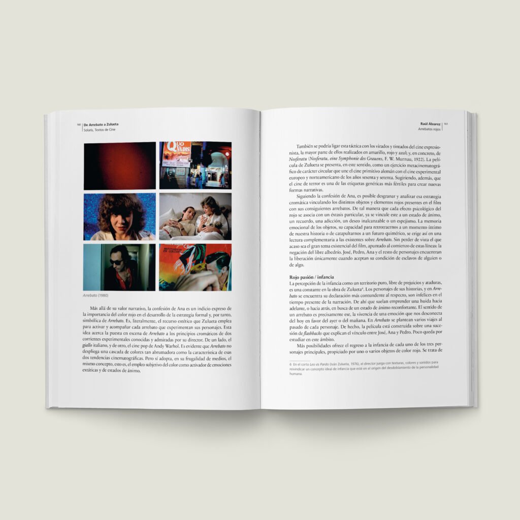 Libro SOLARIS 1 - De Arrebato a Zulueta - fotos interiores