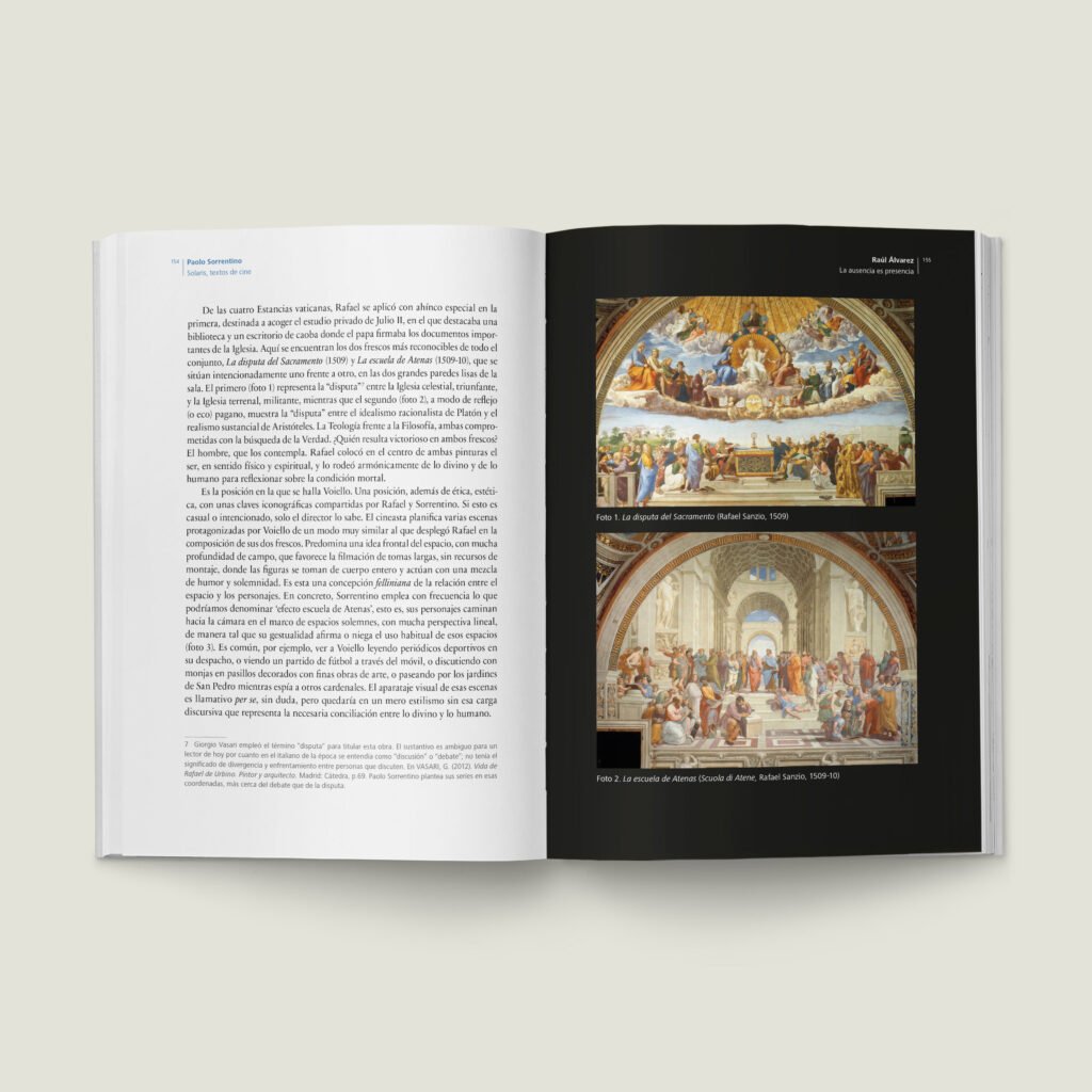 Libro dedicado al cineasta Paolo Sorrentino, núm. 6 de la Colección Solaris