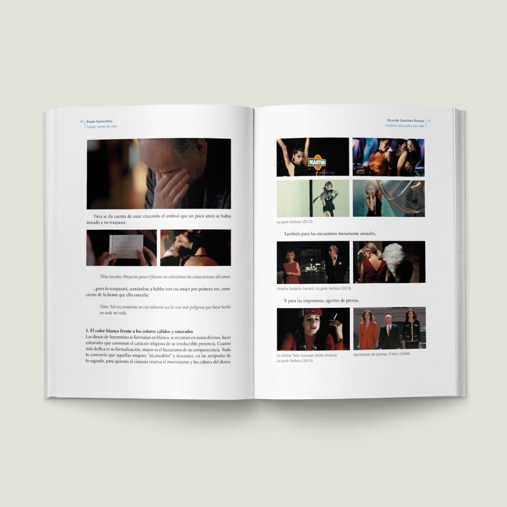 Libro dedicado al cineasta Paolo Sorrentino, núm. 6 de la Colección Solaris