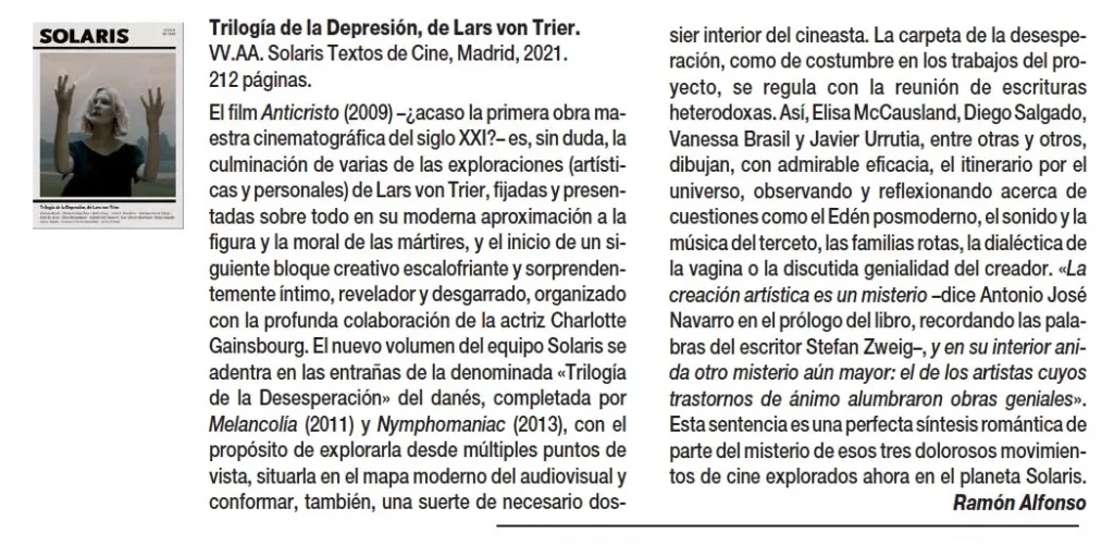 Reseña en la revista Dirigido Por