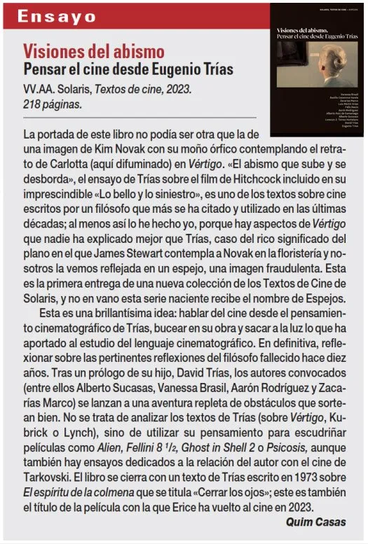 Reseña en la revista Dirigido Por