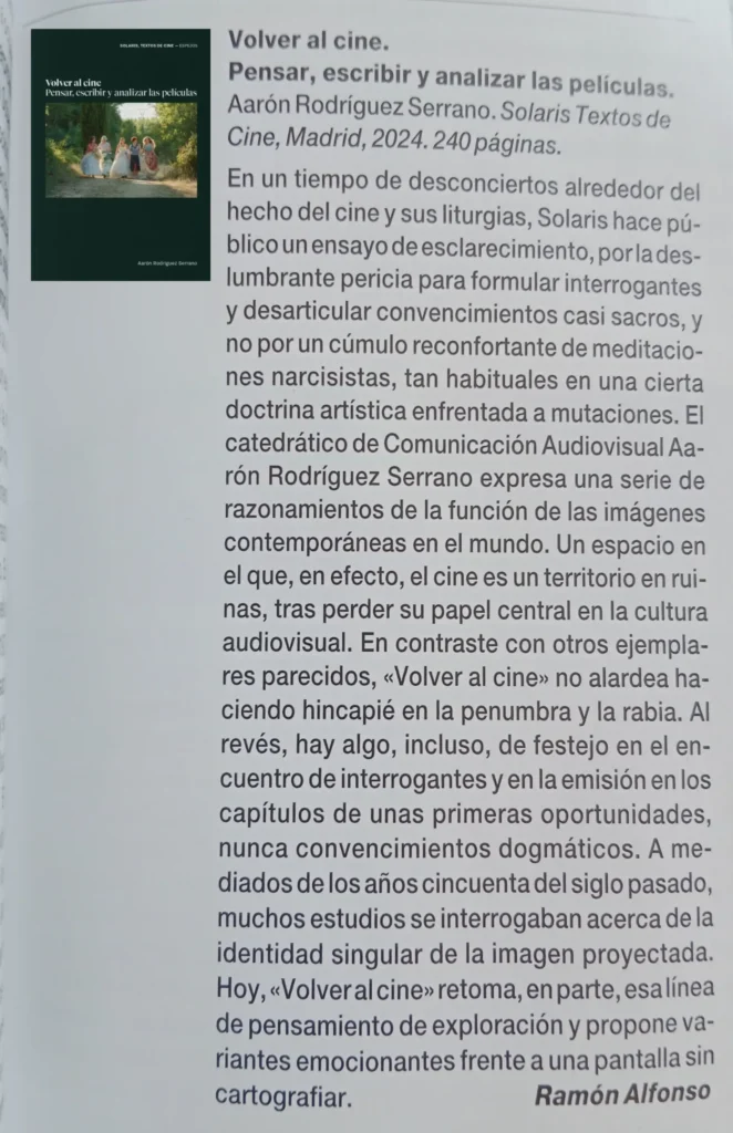 Reseña en la revista Dirigido Por