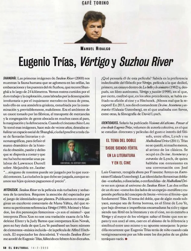 Mención en la revista El Cultural