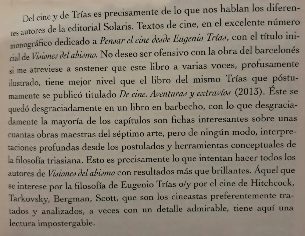 Reseña en Revista de Occidente