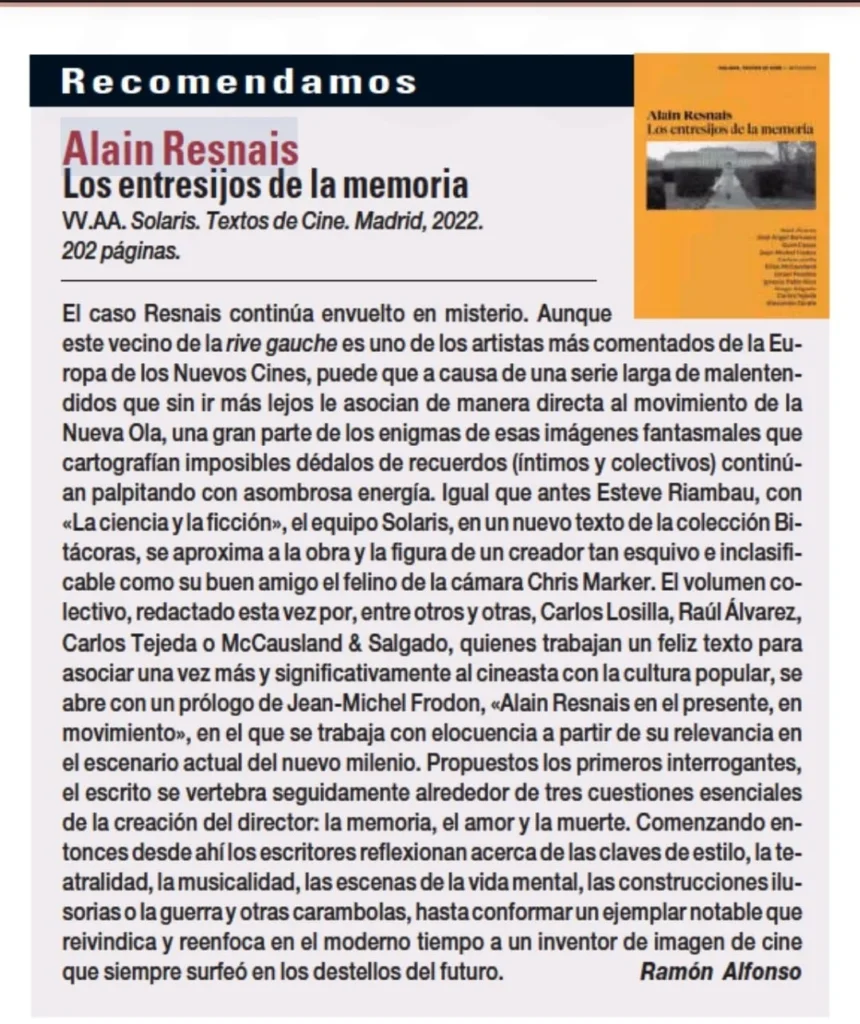 Reseña en la revista Dirigido Por