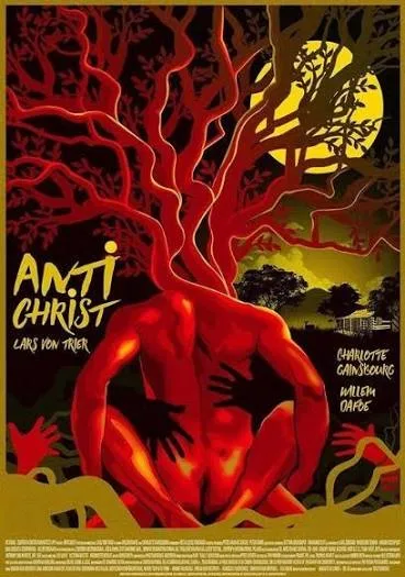 Cartel poster de la película Anticristo de Lars von Trier (fan fiction) AMP.