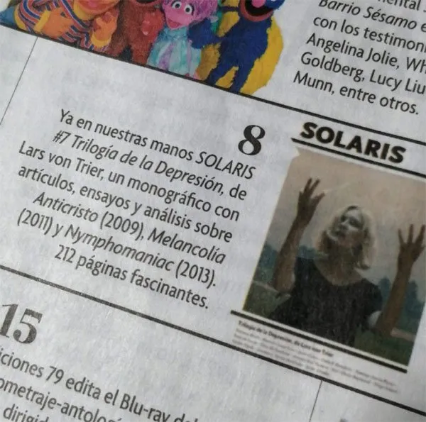 Reseña en la revista Fotogramas