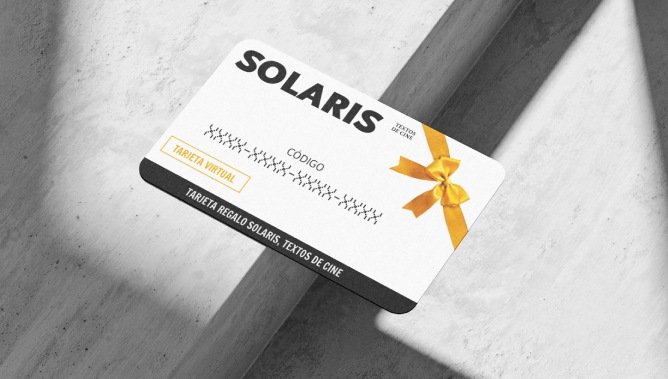 Tarjeta Regalo SOLARIS Textos de Cine
